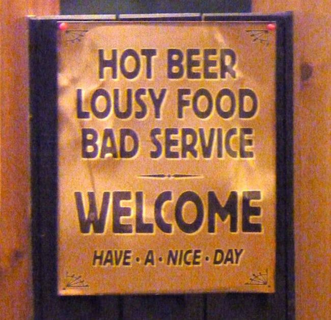 Hilarious Bar Signs