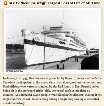 Worst Ship Disasters Ever