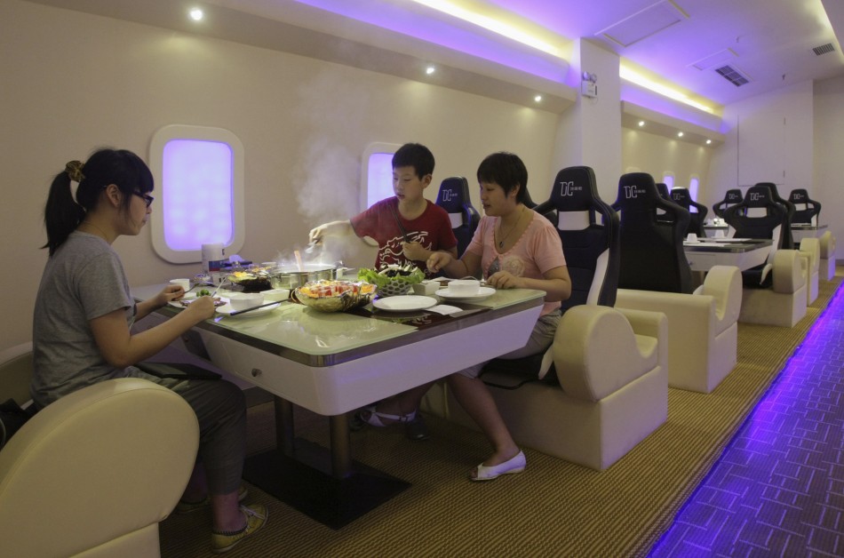 Airbus A380 themed restaurant in China