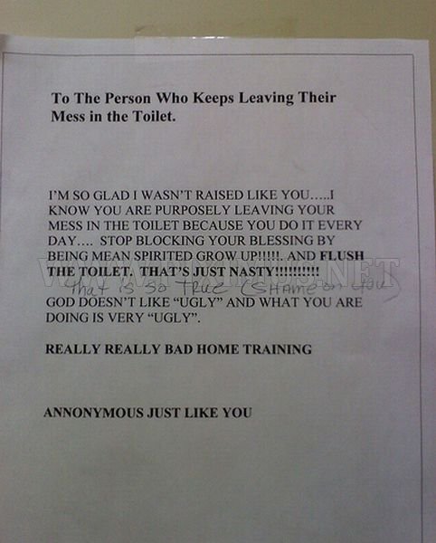 Hilarious Passive-Aggressive Office Notes 