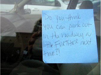 Funny Parking Notes