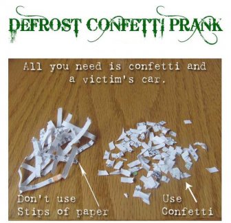 The Confetti Prank