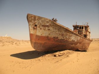 Abandoned Ships of Dead Aral Sea