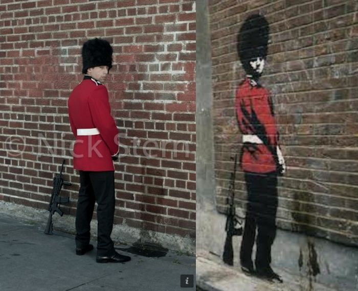 Recreating Banksy's Art in the Real Life