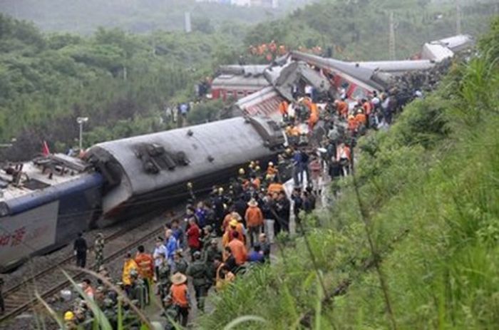 Train wrecks and crashes