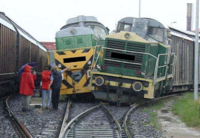 Train wrecks and crashes