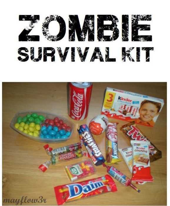 candy zombie survival kit diy