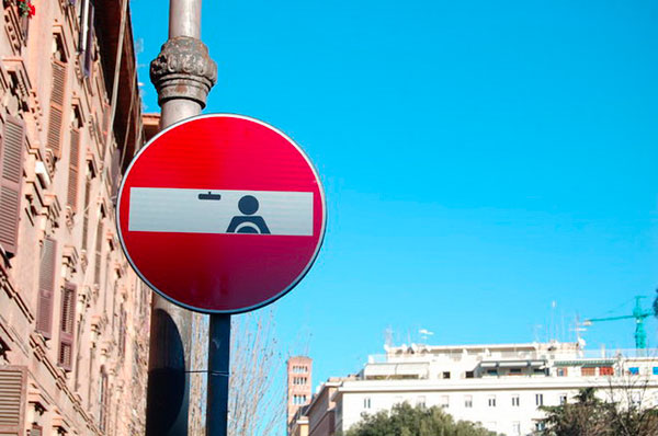 Cool Road Signs by Clet Abraham