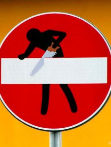 Cool Road Signs by Clet Abraham