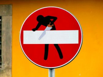 Cool Road Signs by Clet Abraham