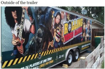 Rolling Video Games Truck