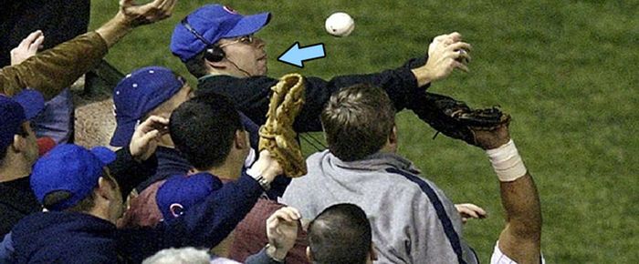 Fans Being Hit With A Foul Ball