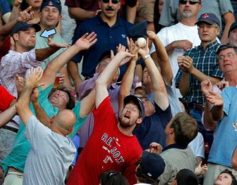 Fans Being Hit With A Foul Ball