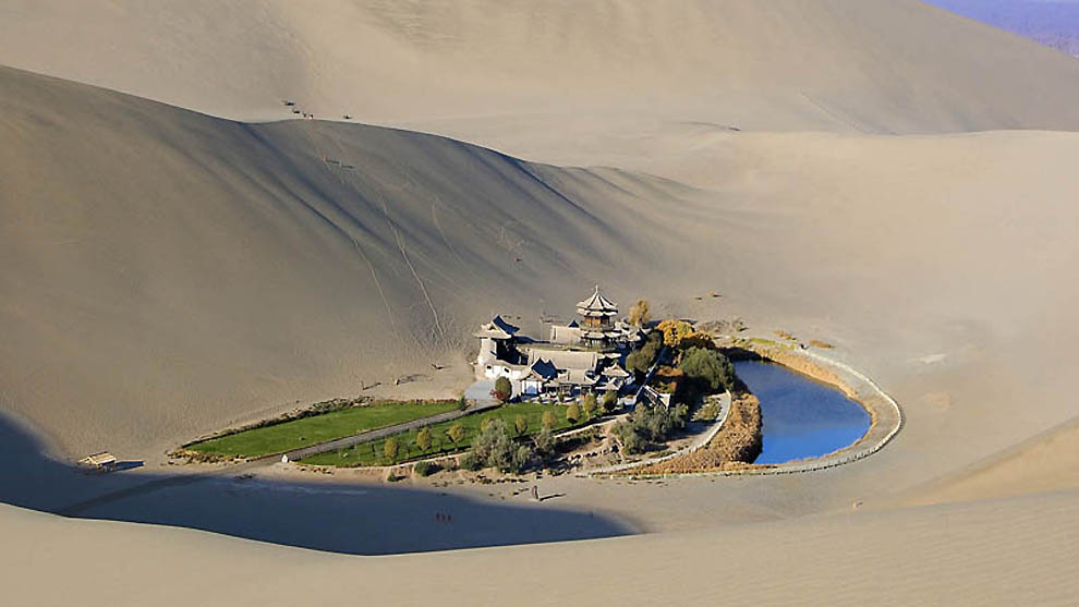 Chinese oasis in the desert