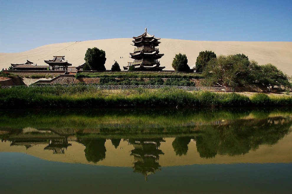 Chinese oasis in the desert