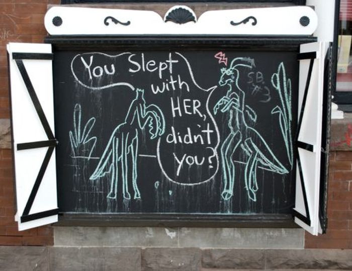 Awesome Chalkboard Signs