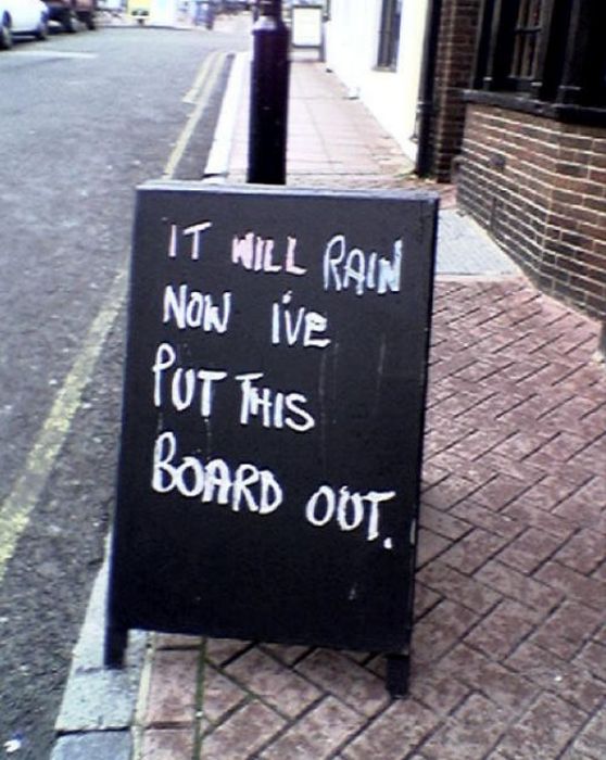 Awesome Chalkboard Signs