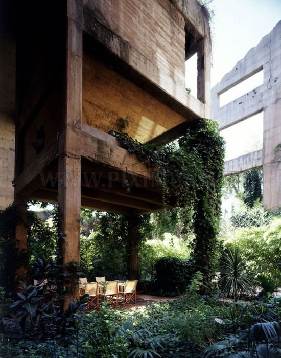 House Inside an Old Cement Plant 