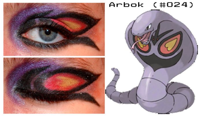 Pokemon Inspired Eye Make-Up