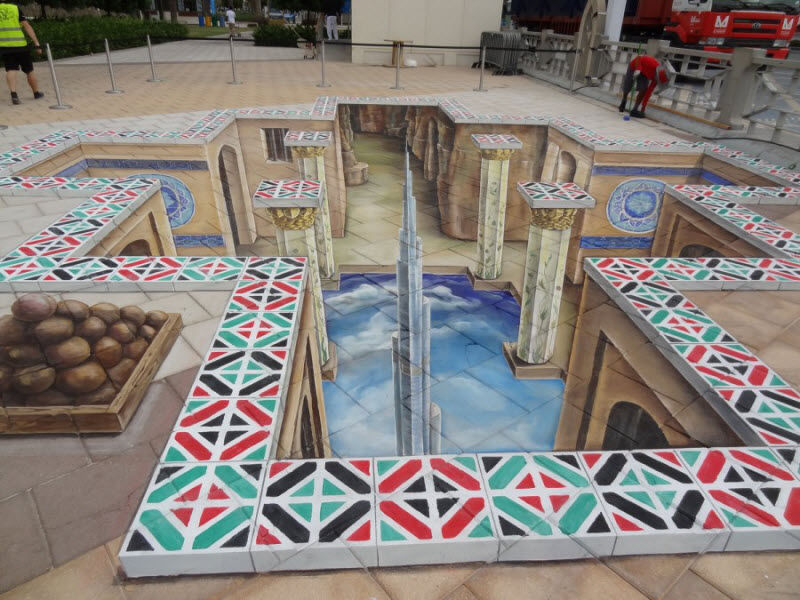 Cool Three-Dimensional Street Paintings 