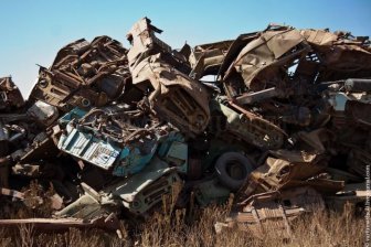 Tank Cemetery in Eritrea 