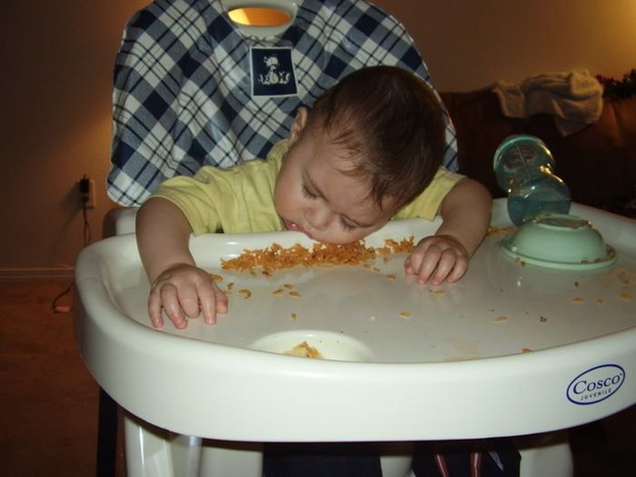 Kids Falling Asleep While Eating