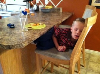 Kids Falling Asleep While Eating