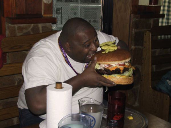 People Consuming Large Things