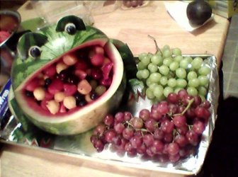 DIY Watermelon Frog Bowl