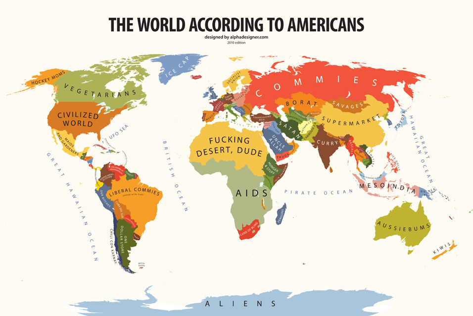 Maps With Funny But Familiar Stereotypes Fun