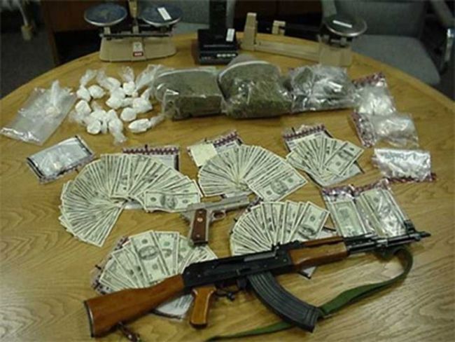 Ceased Guns, Drugs, and Money