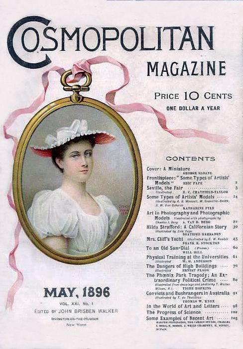 The Evolution of Cosmo Covers Since 1896 , part 1896