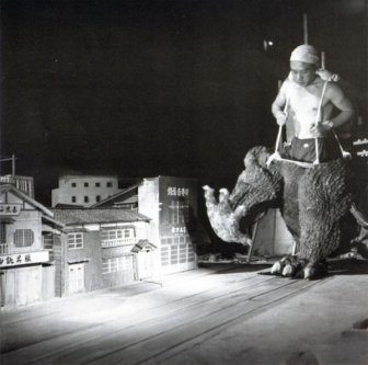 On the Set of Godzilla in 1954