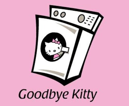Goodbye Kitty Mini Büro 1026 Teile NEU 