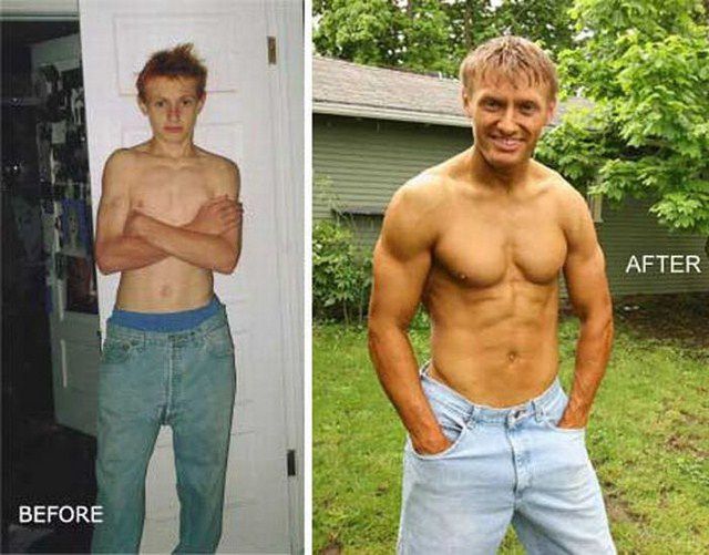 Bodybuilding – Before and After 