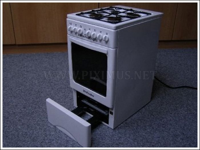 Gas Stove Computer Case Mod 
