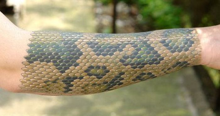 Snake Skin Tattoo