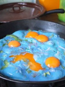 Blue Scrambled Eggs