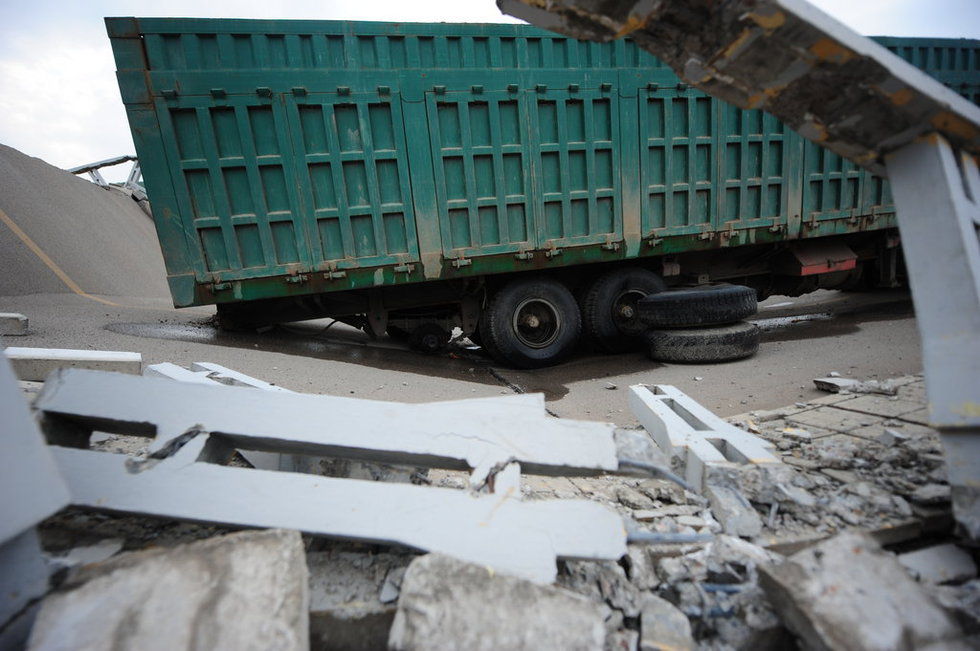 Overloaded Vehicles in China