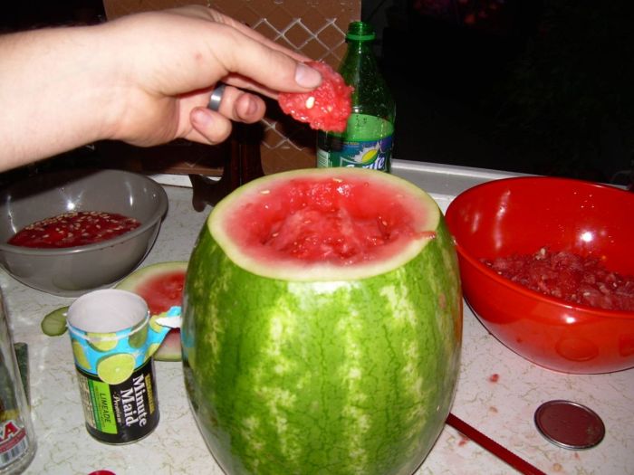 How to Make a Vodka Watermelon