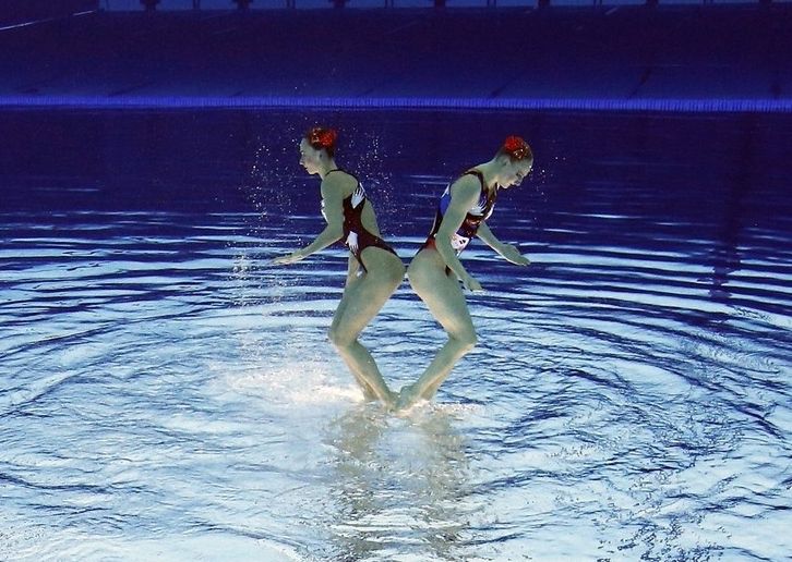 Syncronized Swimming Seen from a Fresh Angle 