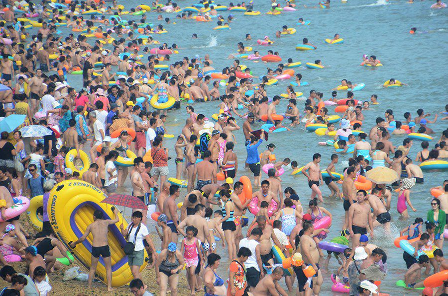 Hot Day on Chinese Beach 