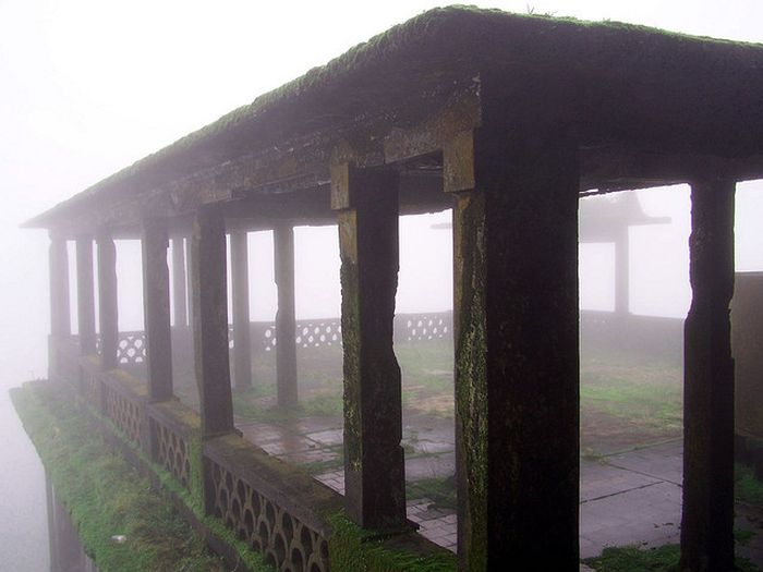 Bokor Hill Station. Abandoned Town in Cambodia
