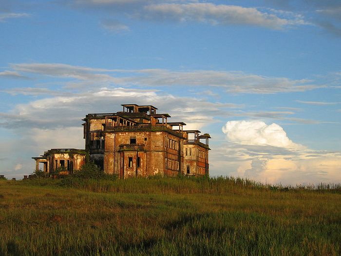 Bokor Hill Station. Abandoned Town in Cambodia