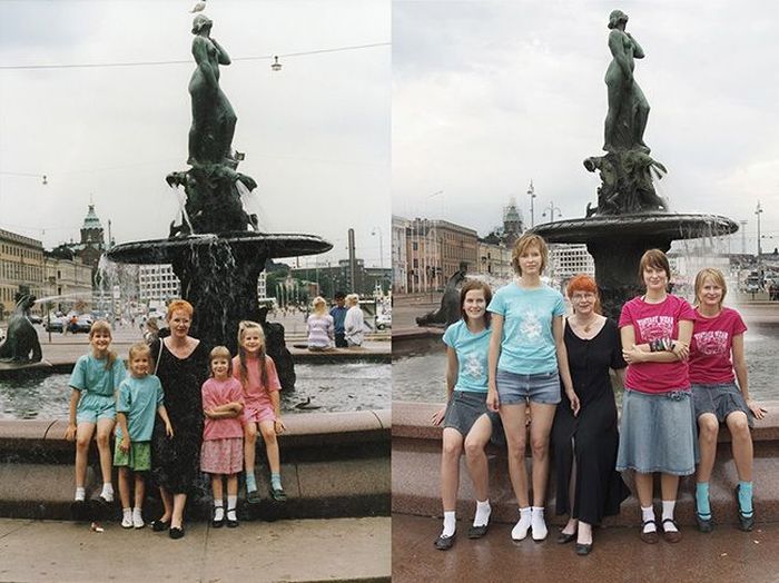 Four Sisters Have Recreated Old Photos