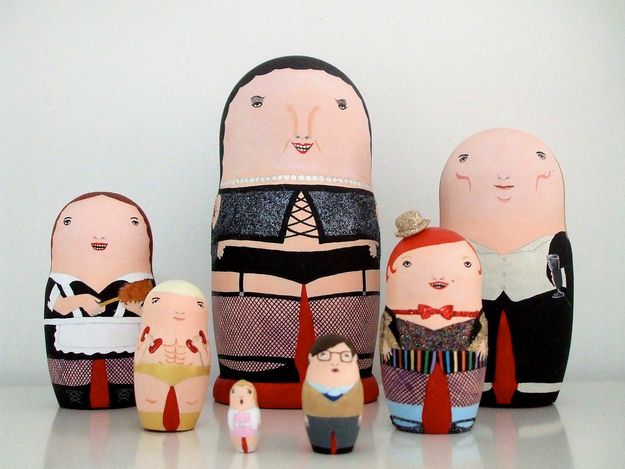 Pop-culture Nesting Dolls