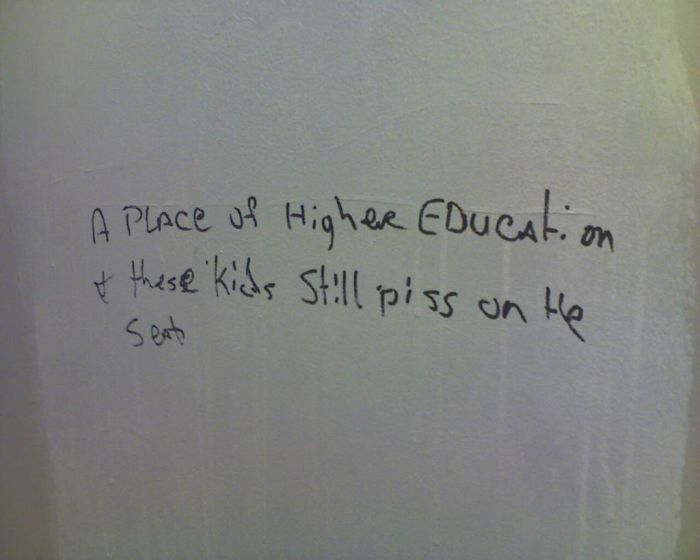 Bathroom Graffiti Wisdom