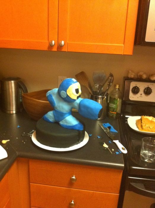 Megaman Cake