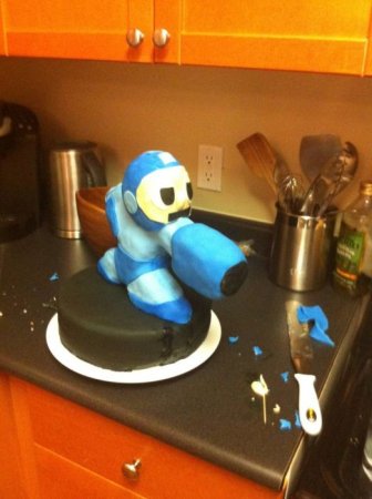 Megaman Cake