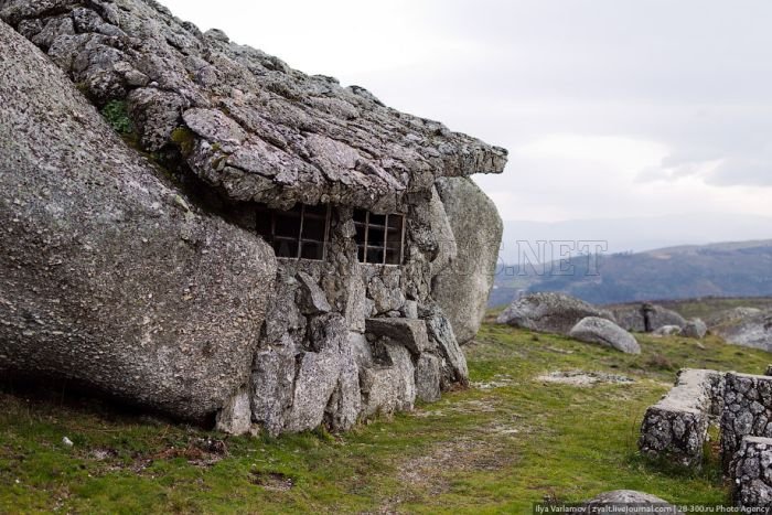 Fairy House Built Inside a Stone 